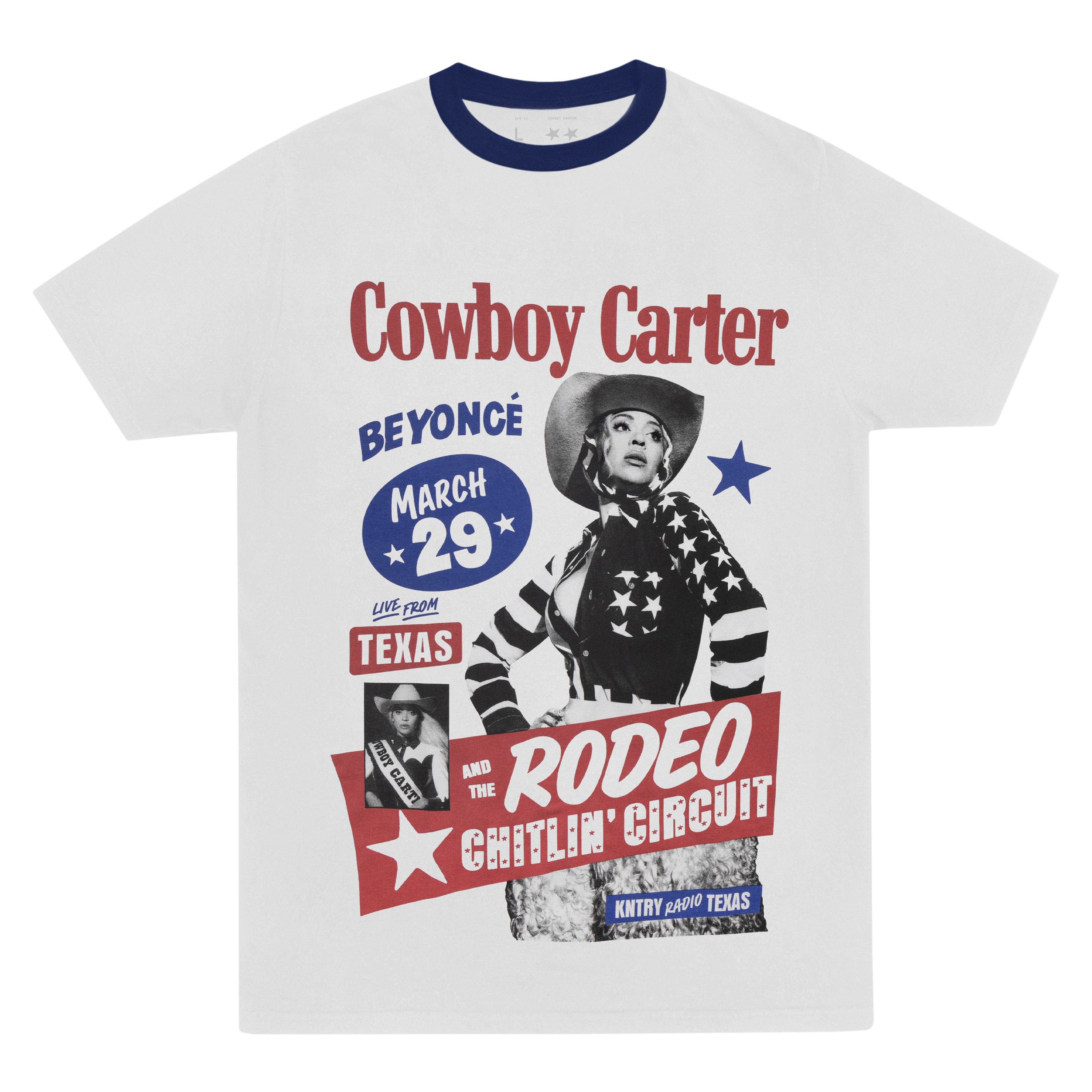 Cowboy Carter tシャツ beyonce ビヨンセ COWBOY CARTER SHORT SLEEVE RINGER TEE – SHOP BEYONCÉ - UK